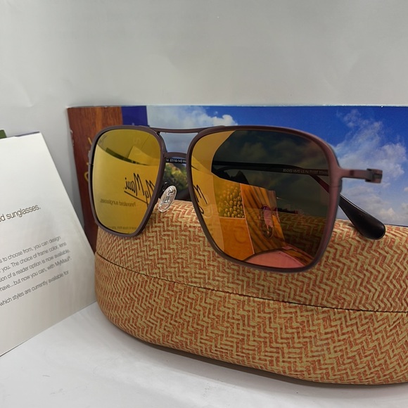 Brand New Maui Jim Polarized Classic double bridge Copper with Copper mirror - Picture 6 of 8